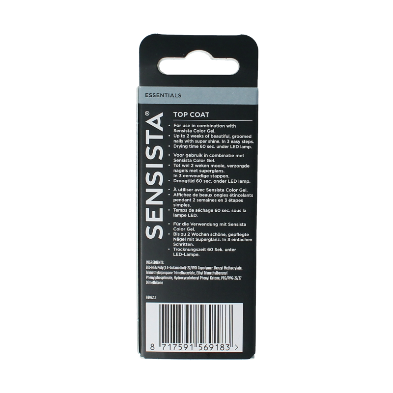 Sensista Top coat 7.5 Milliliter