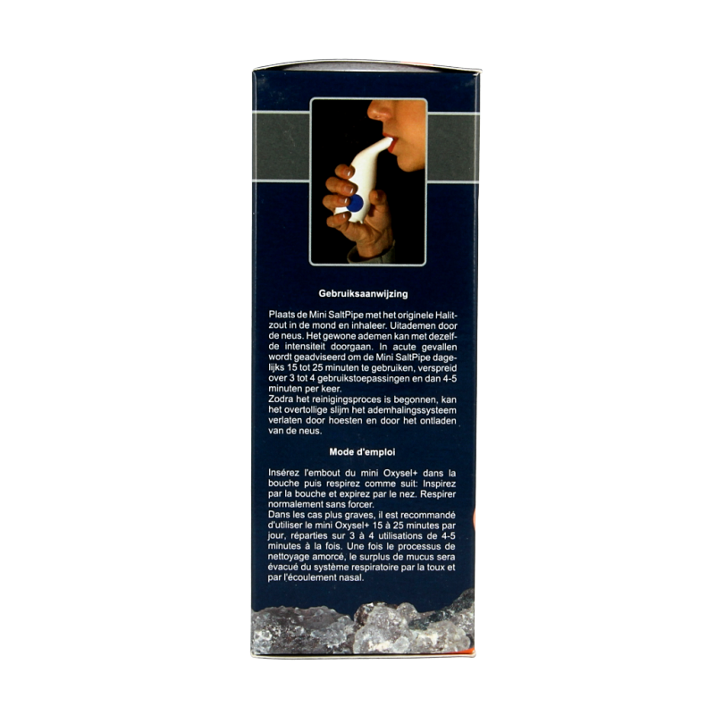 Saltpipe Mini zout inhalator met halitzout 25 Gram