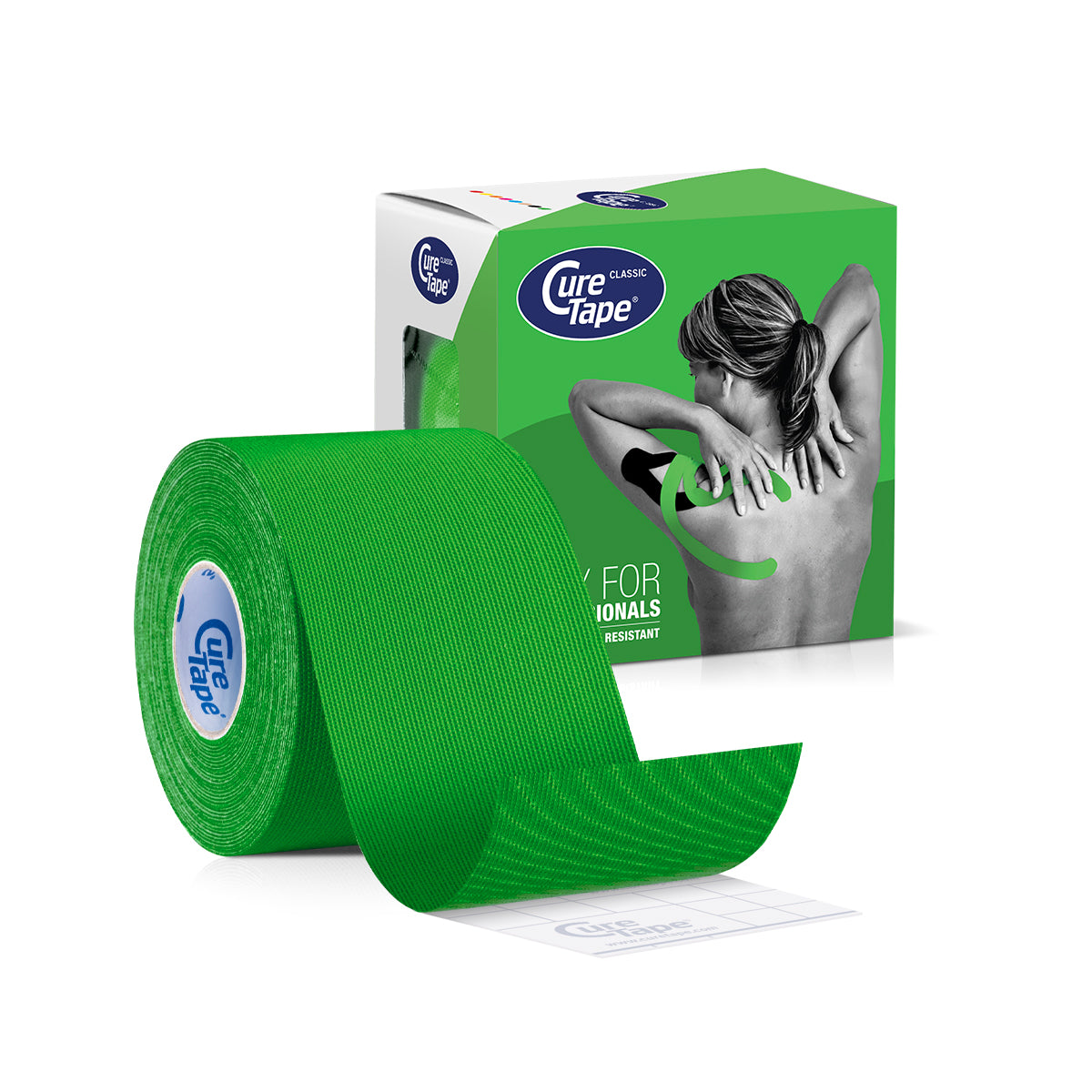 Cure Tape Kinesiotape groen 5cm x 5m 1 Stuks