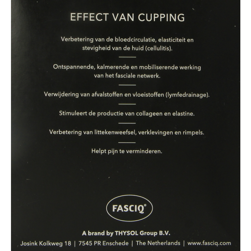FASCIQ Body & face cupping set 6 Stuks