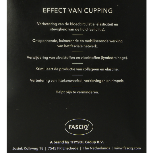 FASCIQ Body & face cupping set 6 Stuks