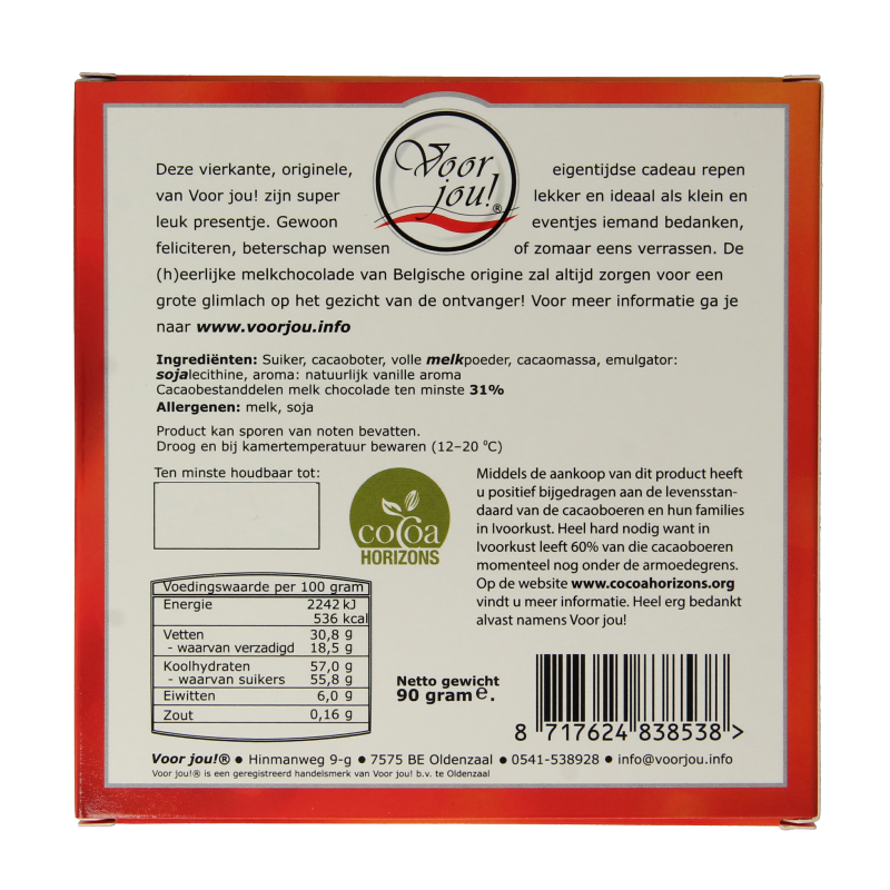 Voor Jou! Tablet topper 90 Gram