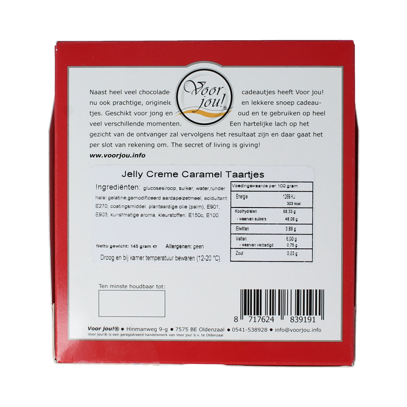 Voor Jou! Gefelicitaart 130.00 Gram