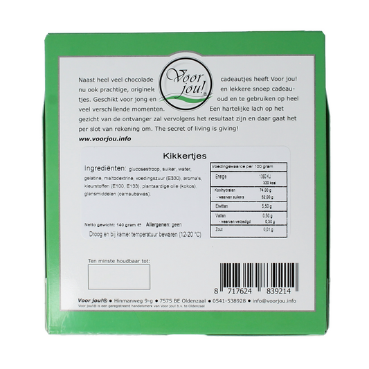 Voor Jou! Heel veel opkikkertjes 140.00 Gram