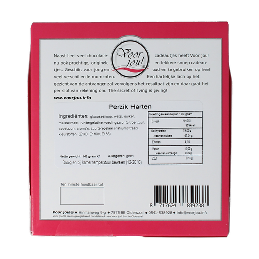 Voor Jou! Veel liefs XXX 143 Gram