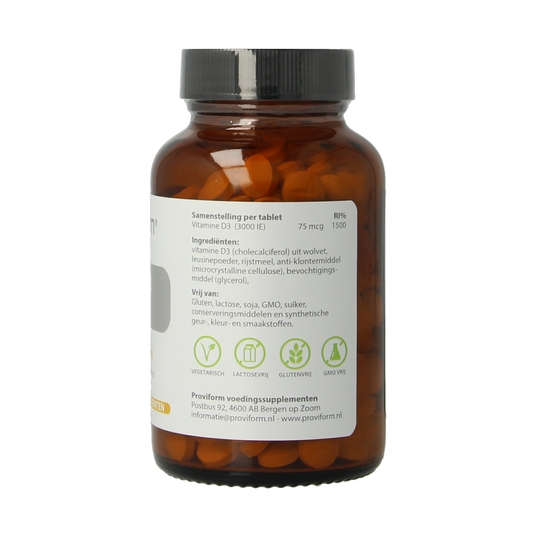 Proviform Vitamine D3 75mcg 300.00 Tabletten