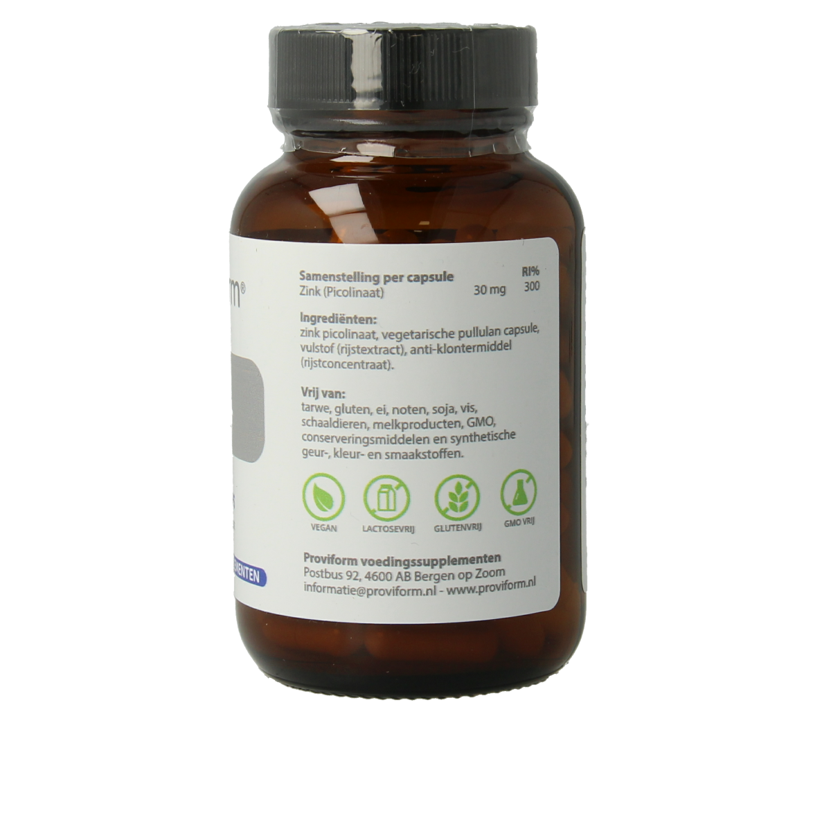 Proviform Zink picolinaat 30mg 100.00 Vegetarische capsules