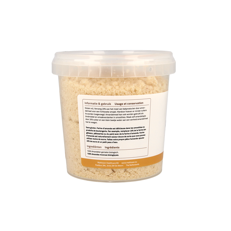Mattisson Absolute amandelmeel bio 300.00 Gram