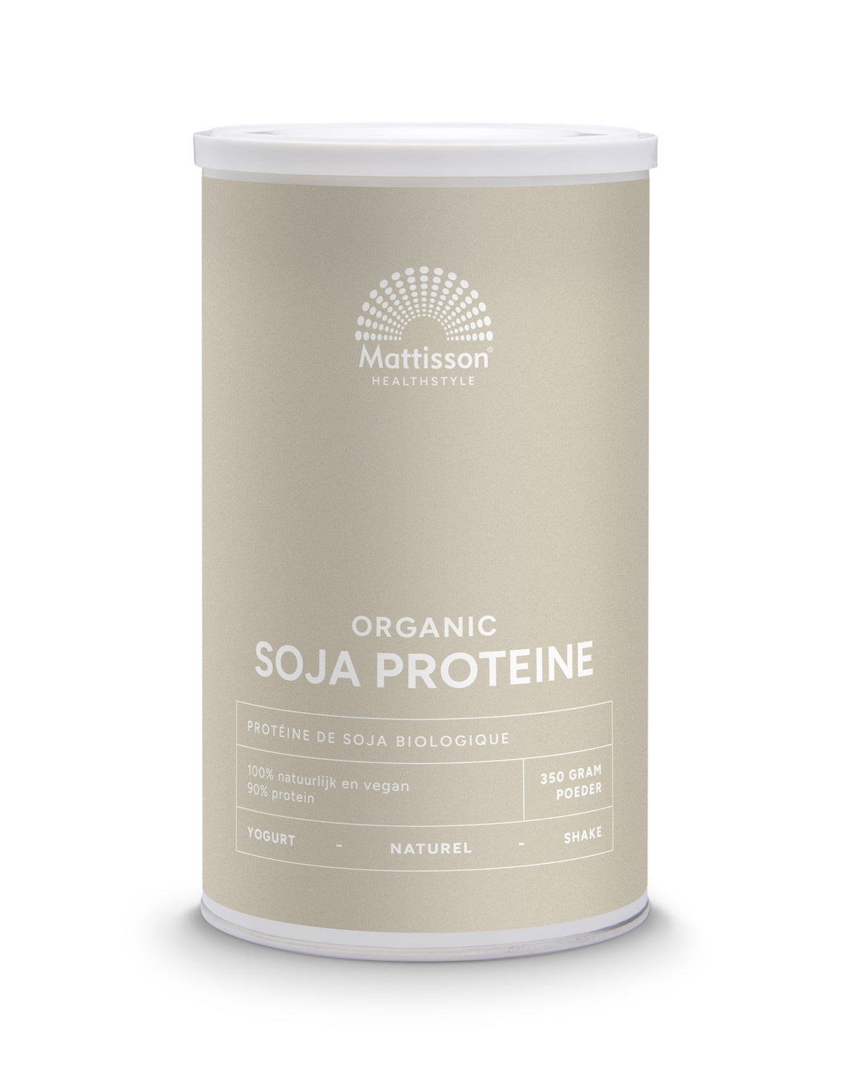 Mattisson Vegan soja proteine 90% bio 350.00 Gram