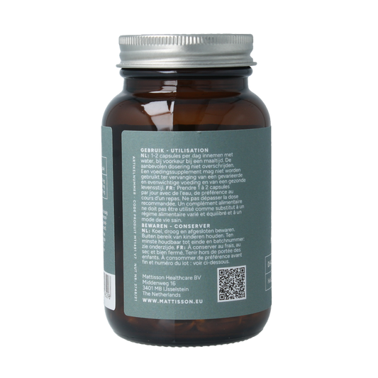 Mattisson Vegan omega 3 algenolie DHA 150mg EPA 75mg 60 Vegetarische capsules