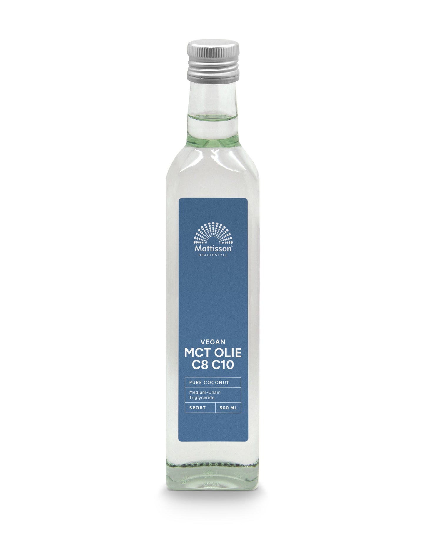 Mattisson MCT olie coconut blend 60% caprylic acid 500 Milliliter