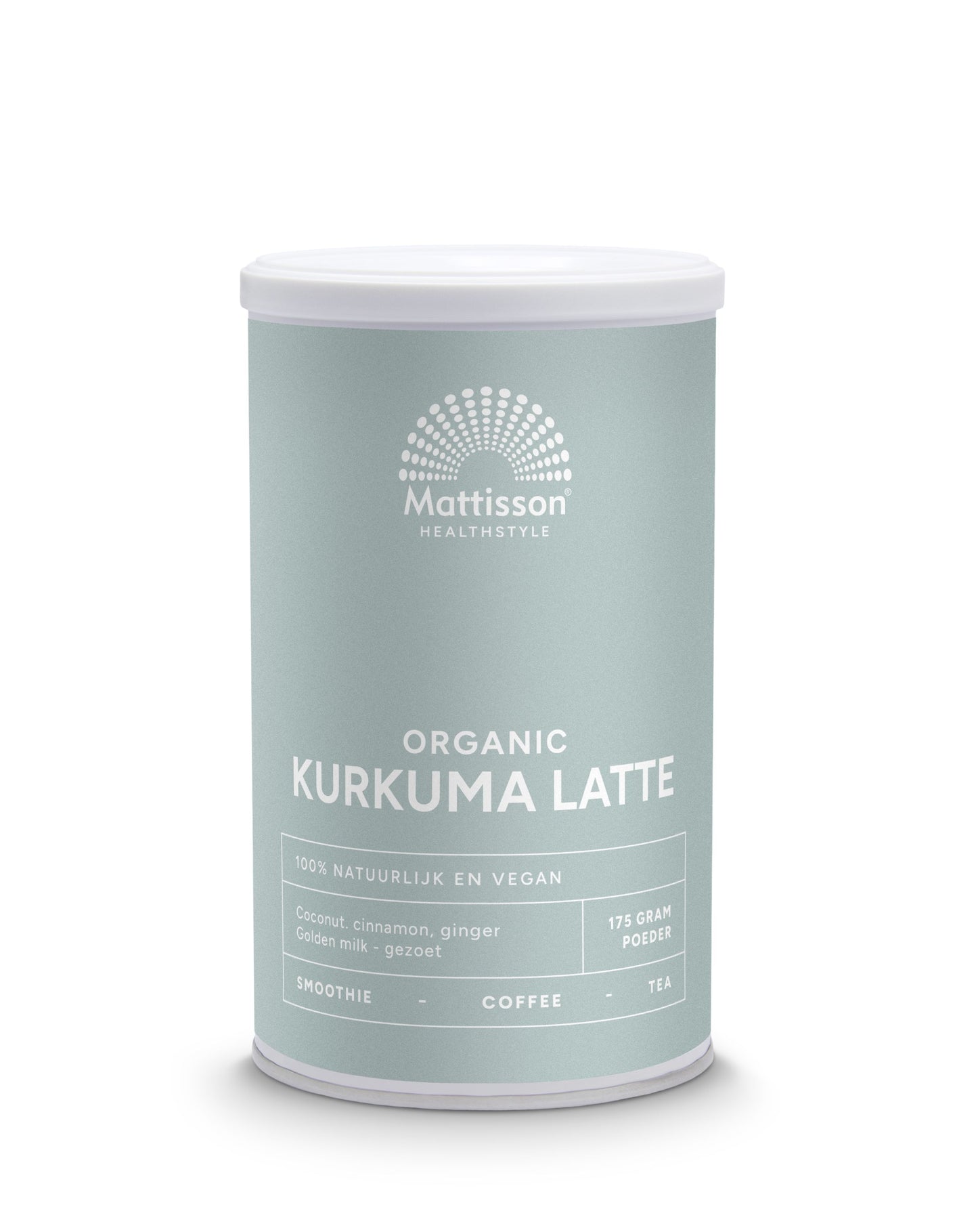 Mattisson Latte kurkuma goldenmilk gezoet kaneel - kokos bio 175 Gram