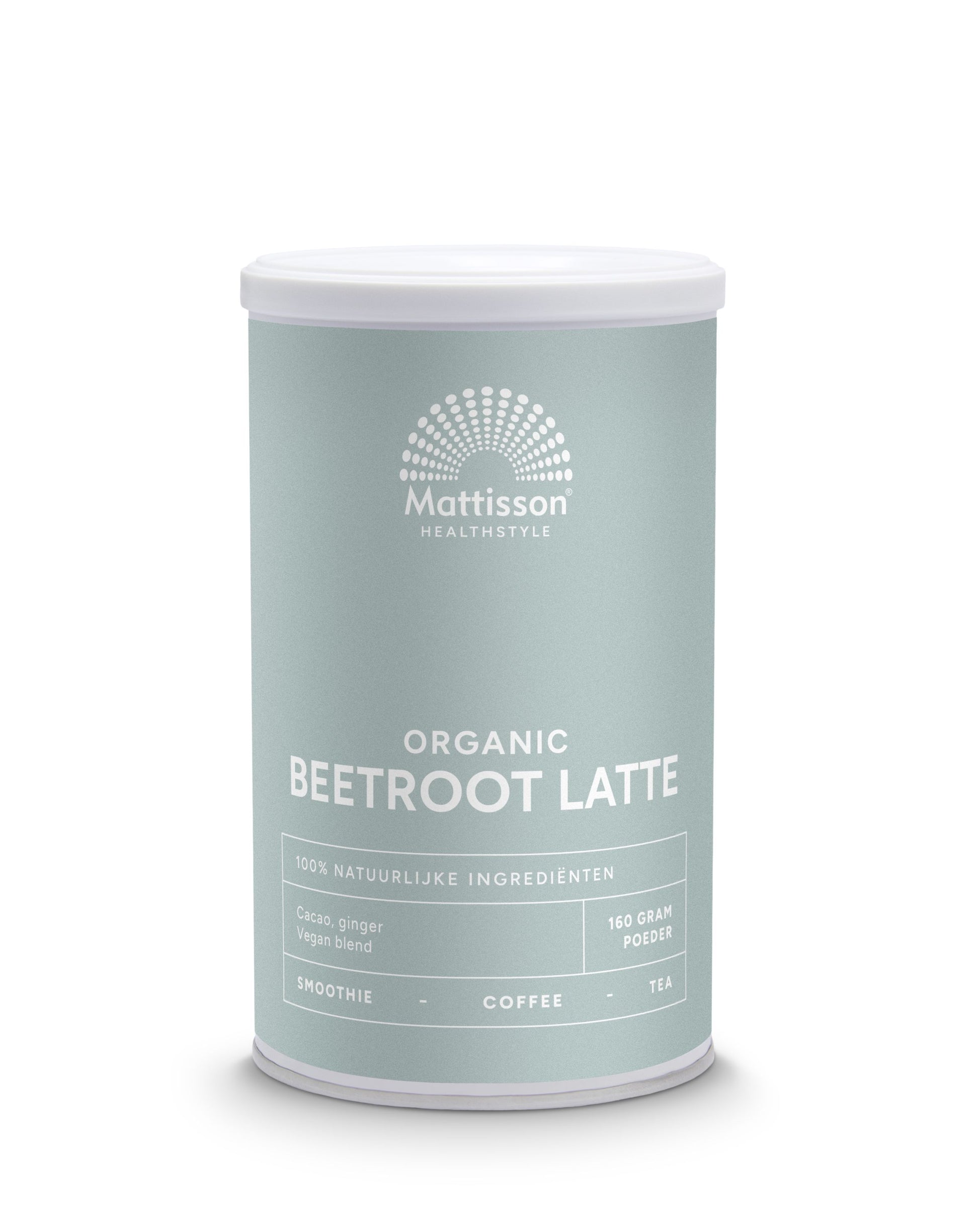 Mattisson Latte beetroot gember - cacao bio 160 Gram