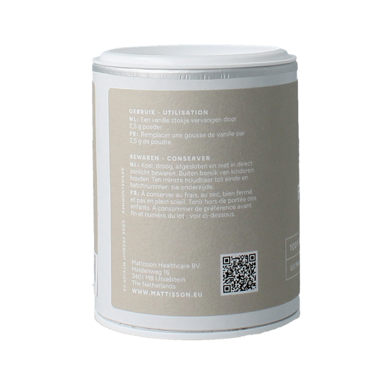 Mattisson Bourbon vanille poeder 30 Gram