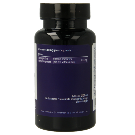 CellCare Ashwagandha 450mg 60.00 Capsules