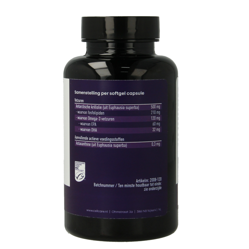 CellCare Omega-3 krill 120 Softgels