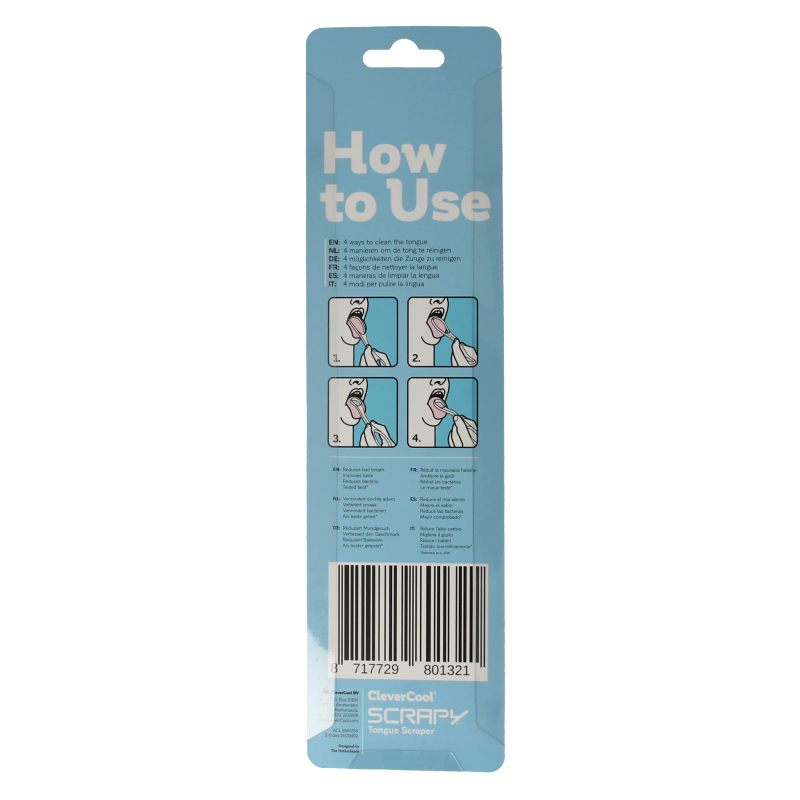 Clevercool Scrapy tongschraper 1 Stuks