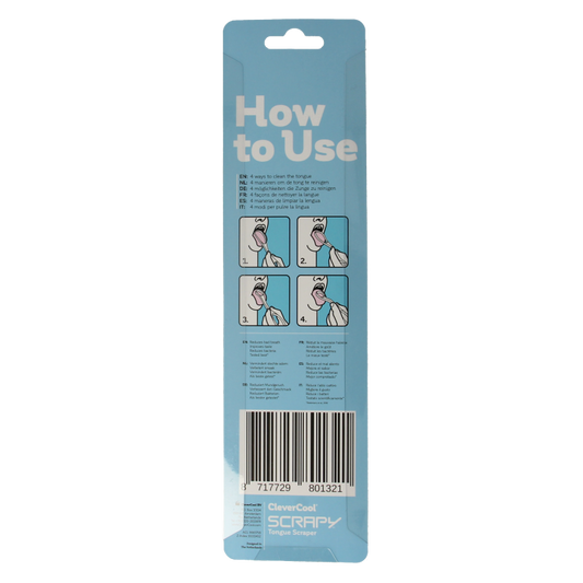 Clevercool Scrapy tongschraper 1 Stuks