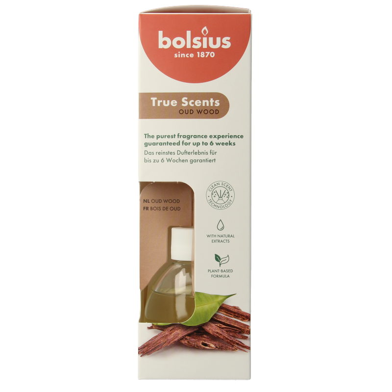 Bolsius True Scents geurverspreider oud wood 60 Milliliter