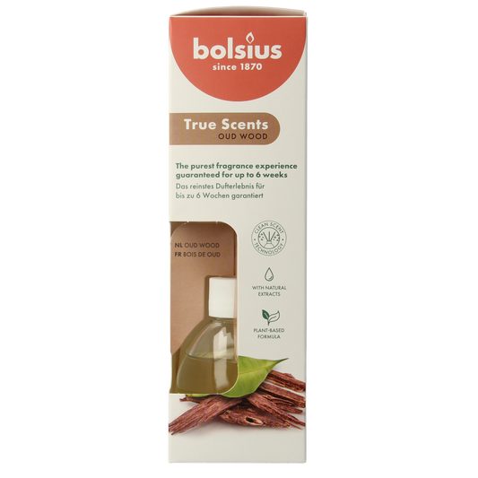 Bolsius True Scents geurverspreider oud wood 60.00 Milliliter
