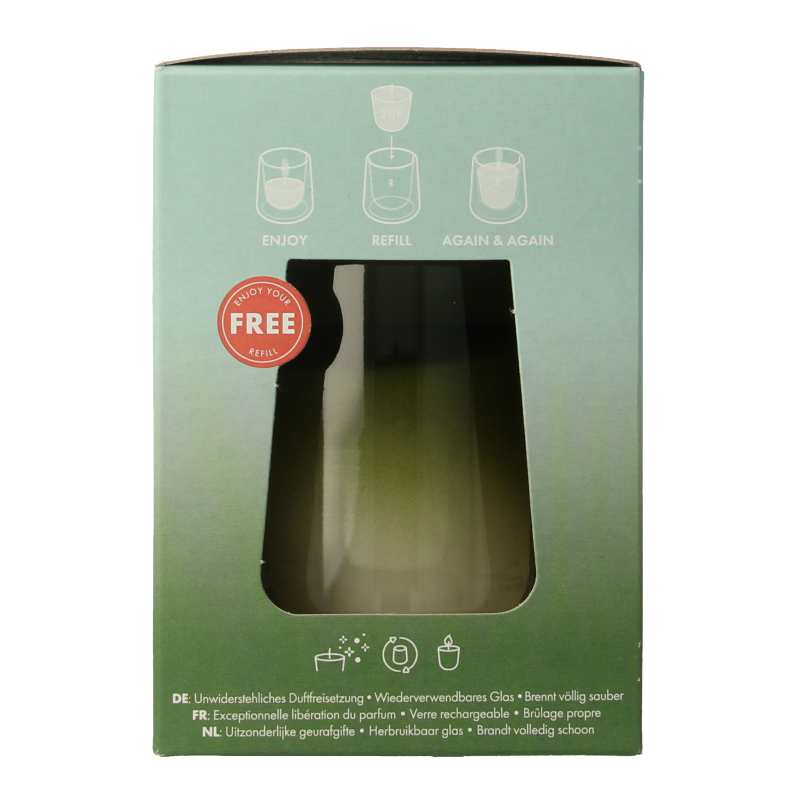 Bolsius Clean Light geur navulling gardenia starterkit 270 Gram