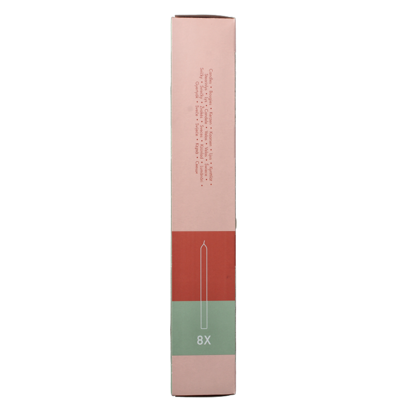 Bolsius Dinerkaarsen 230/20 velvet red 8.00 Stuks