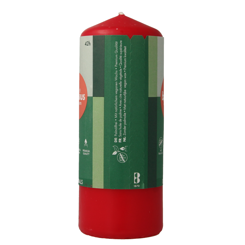 Bolsius Stompkaars 150/58 delicate red 1 Stuks