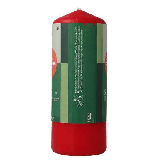 Bolsius Stompkaars 150/58 delicate red 1 Stuks