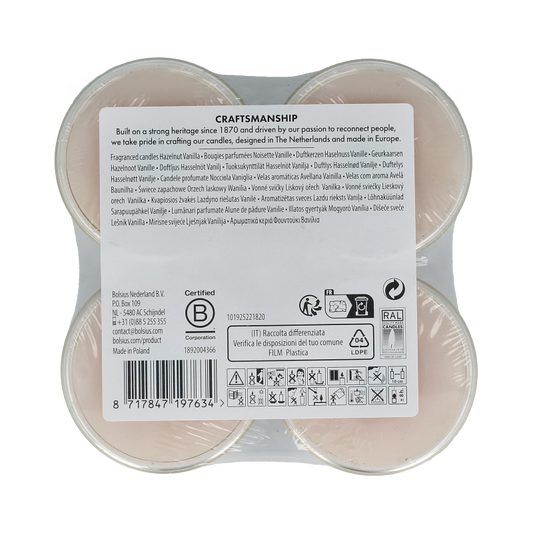 Bolsius Maxi lichten 8u true glow silent night 8 Stuks