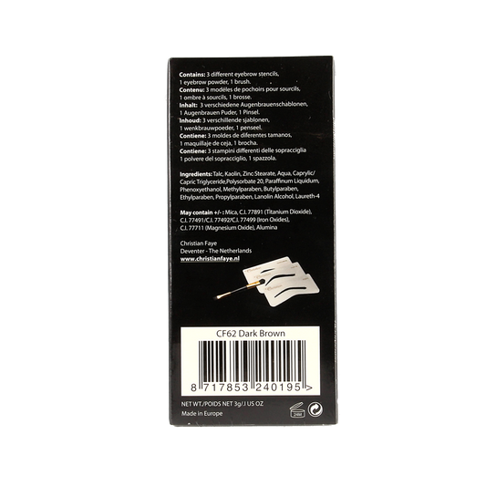 Christian Faye Eyebrow dark brown 3.00 Gram