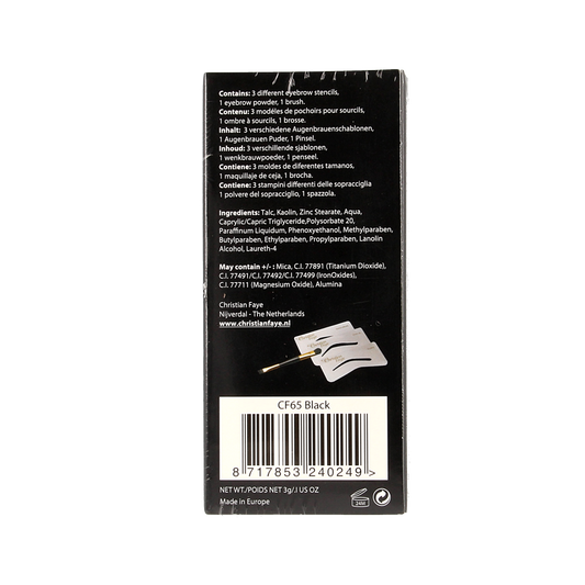 Christian Faye Eyebrow black 3.00 Gram
