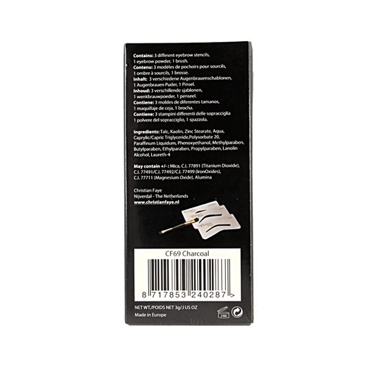 Christian Faye Eyebrow charcoal 3 Gram