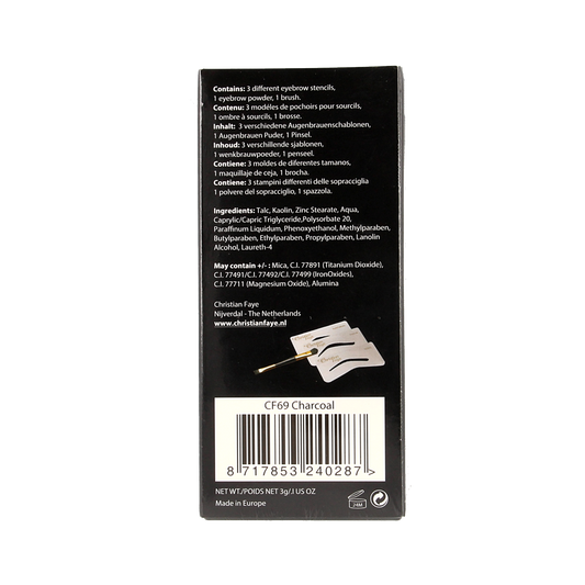 Christian Faye Eyebrow charcoal 3.00 Gram