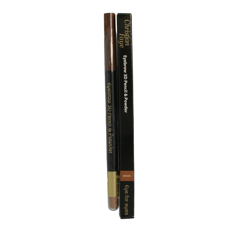Christian Faye Eyebrow 3D pencil & powder brown 1 Gram