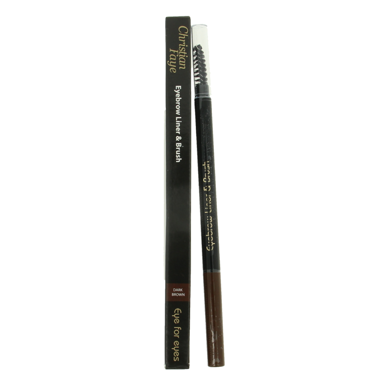 Christian Faye Eyebrow liner & brush dark brown 0.1 Gram