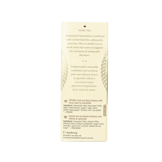 Hari Tea Lemon bal & chamomile sweetheart bio 10 Stuks