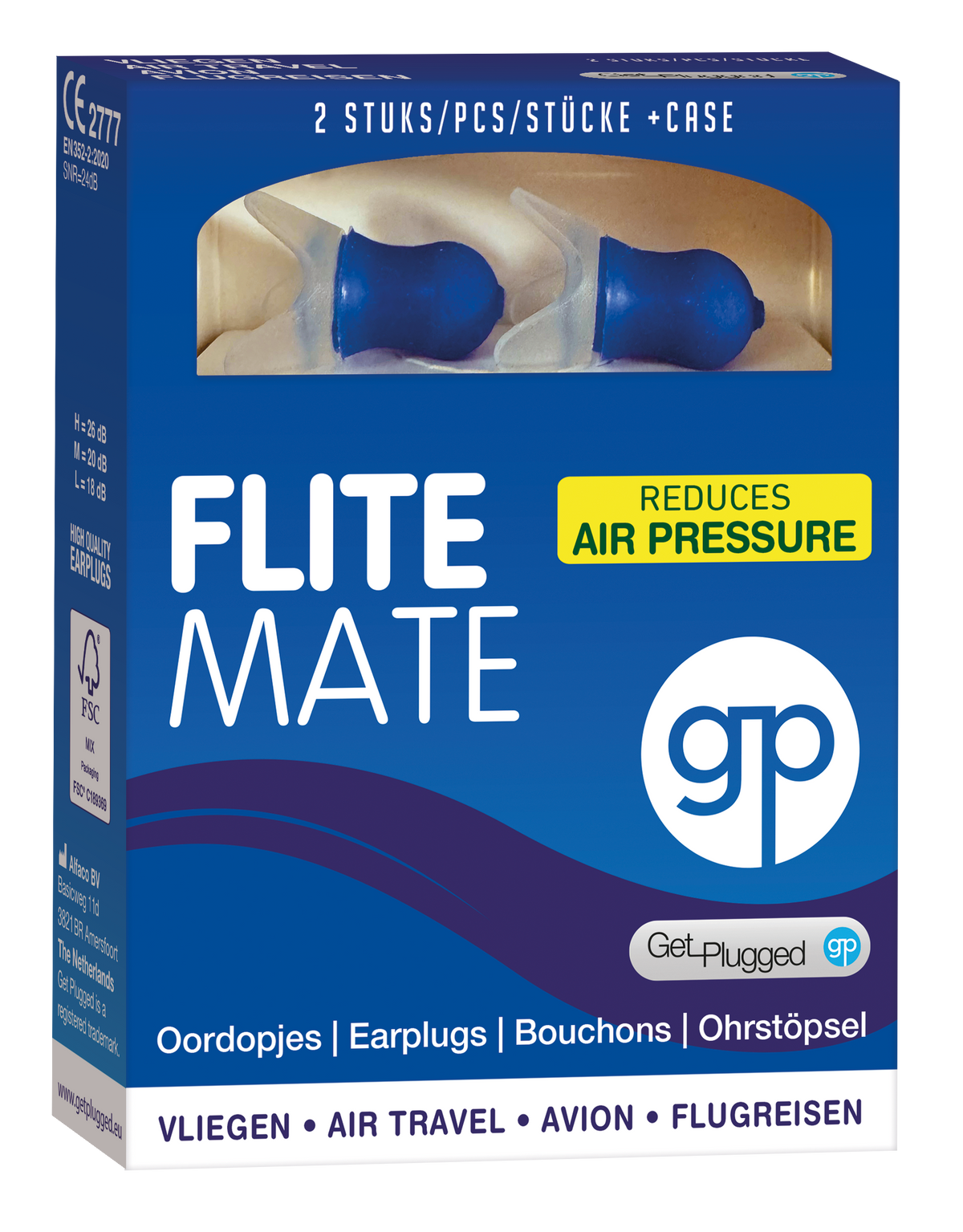 Get Plugged Flite mate adult oordopjes 1.00 Paar