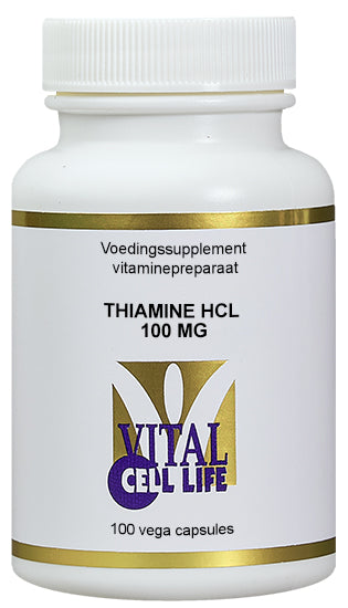 Vital Cell Life Thiamine HCL 100 mg 100.00 Capsules