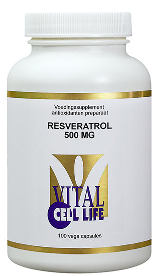 Vital Cell Life Resveratrol 500mg 100 Capsules