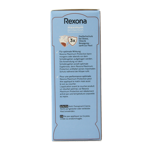 Rexona Deodorant stick woman max prot clean scent 45.00 Milliliter