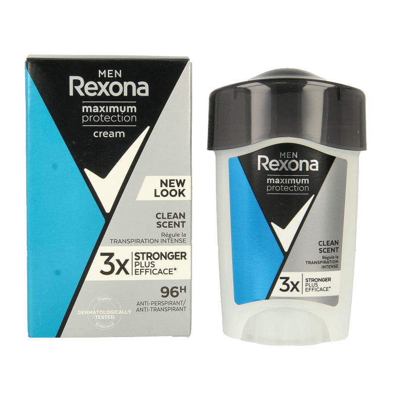 Rexona Deodorant stick men max protect clean scent 45 Milliliter