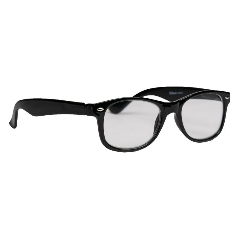 Melleson Eyewear Leesbril wayfarer glans zwart +1.00 1.00 Stuks