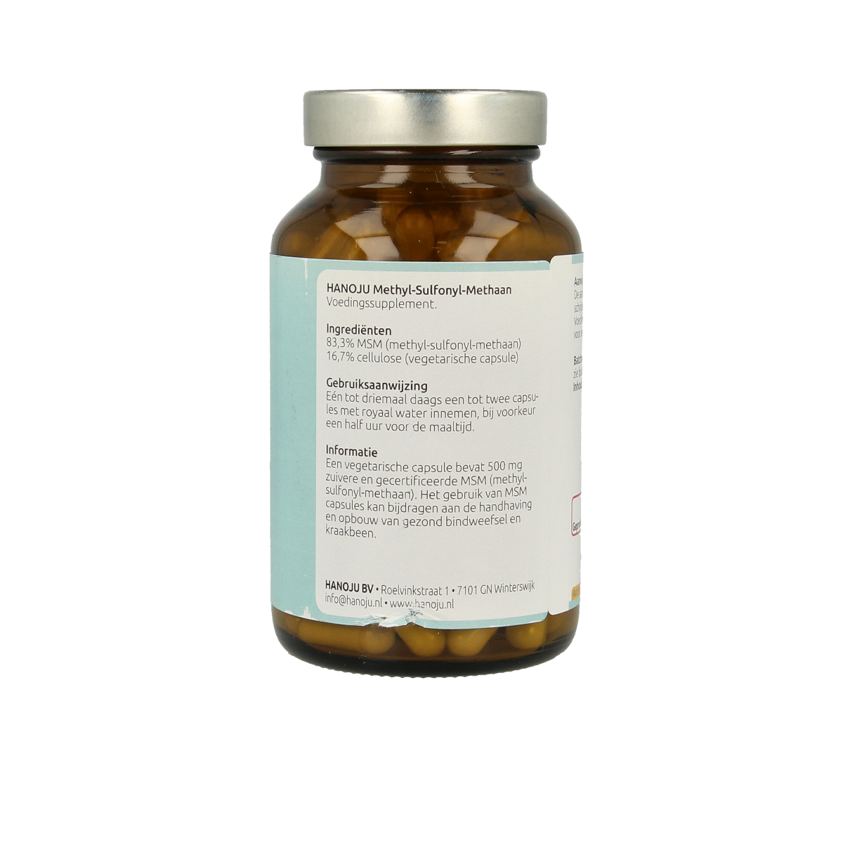 Hanoju MSM methyl 150.00 Vegetarische capsules