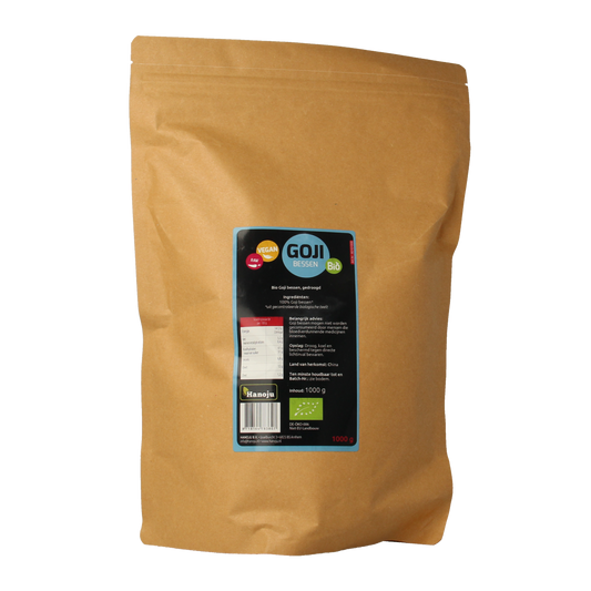 Hanoju Goji bessen zongedroogd bio 1.00 Kilogram