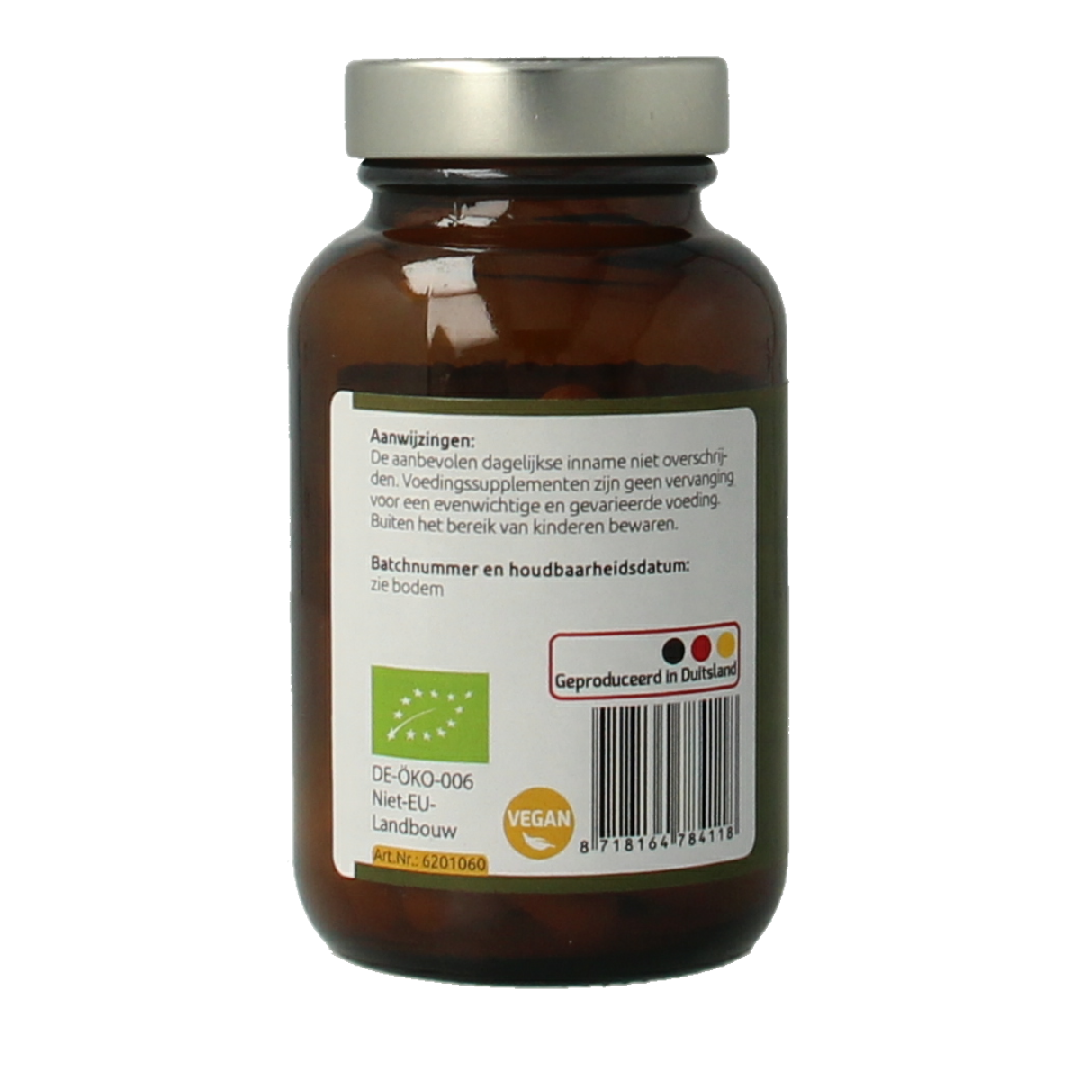 Hanoju Shiitake extract bio 60.00 Vegetarische capsules
