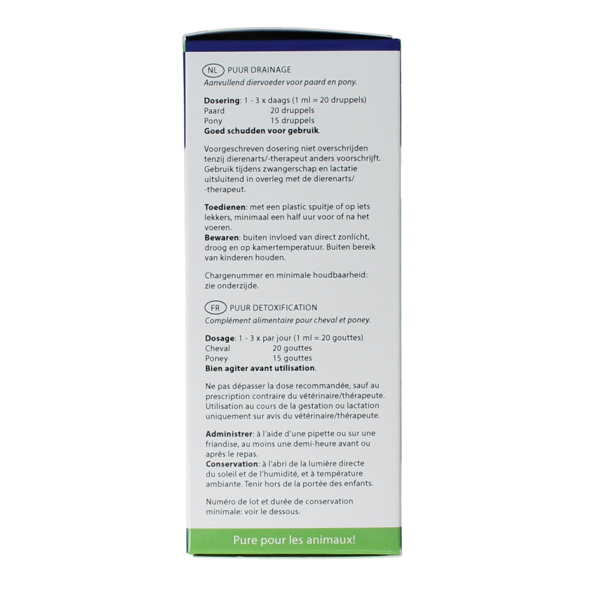 Puur Detoxi paard pony 100.00 Milliliter
