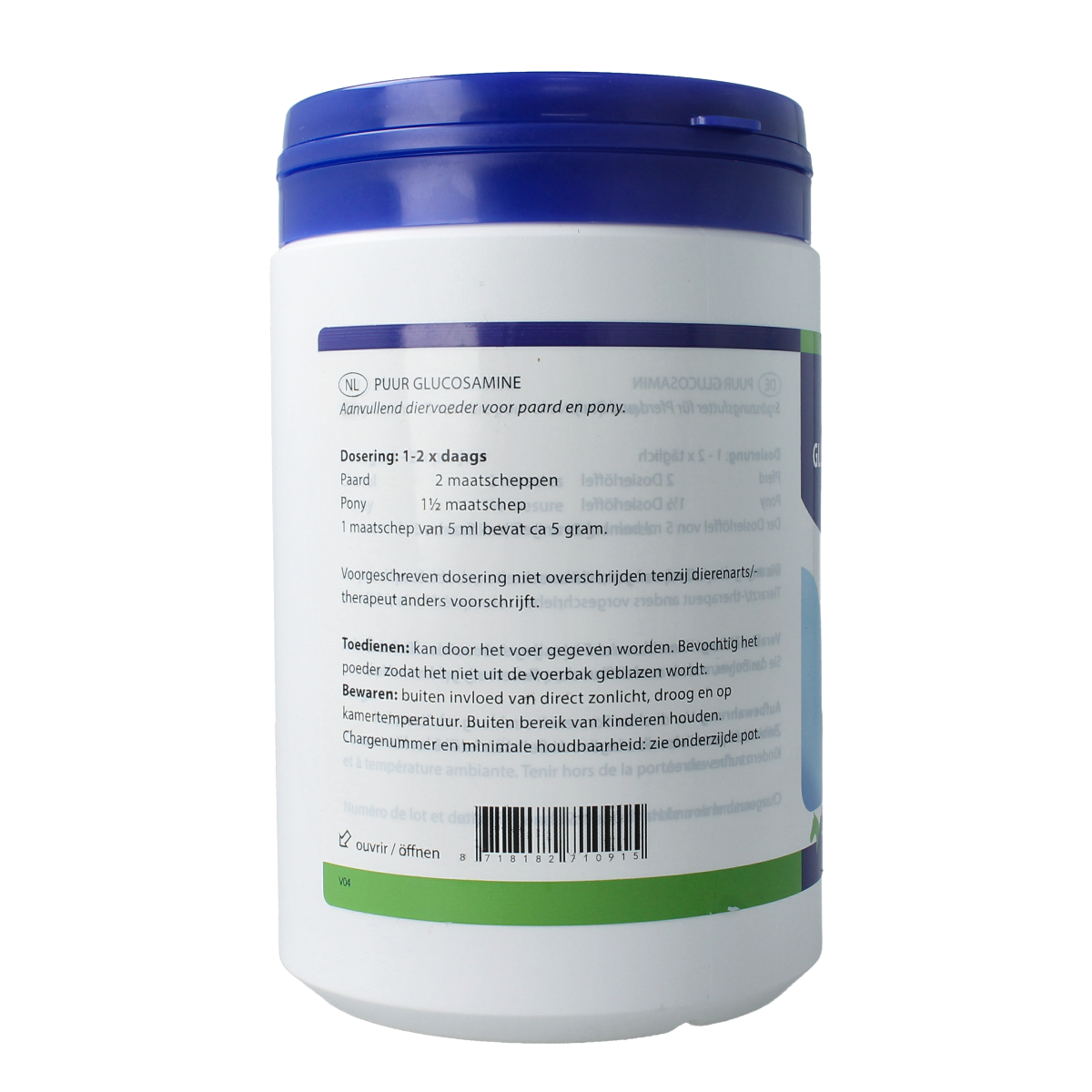 Puur Glucosamine paard/pony 600.00 Gram