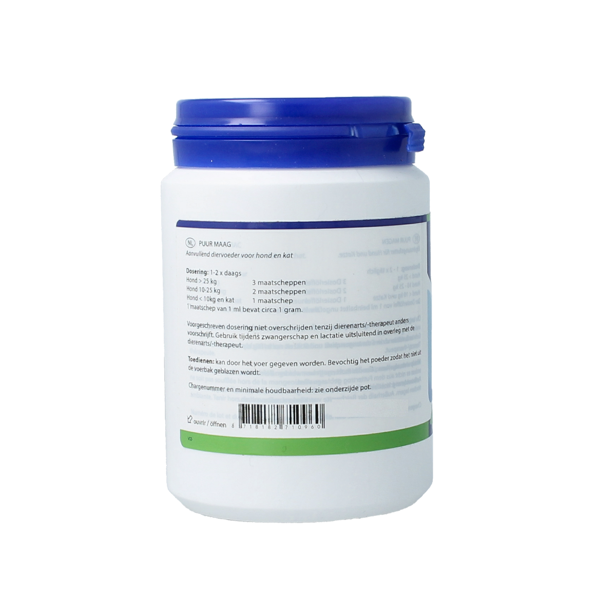 Puur Stomac hond en kat 100.00 Gram