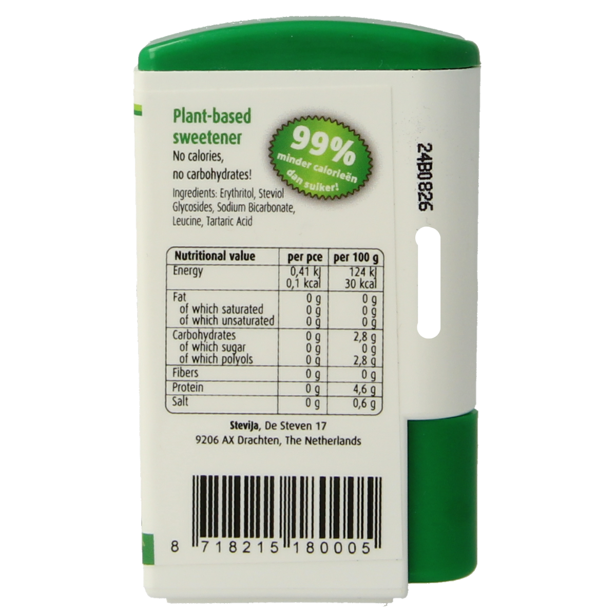 SteviJa Stevia zoetjes 300.00 Stuks
