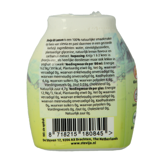 SteviJa Stevia limonadesiroop go lemon 40 Milliliter
